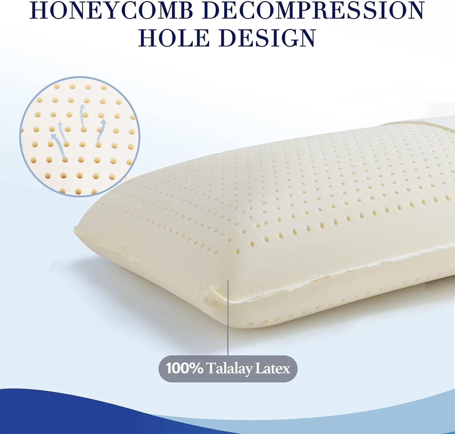 Natural Latex High-Resilience Pillow - Image 2