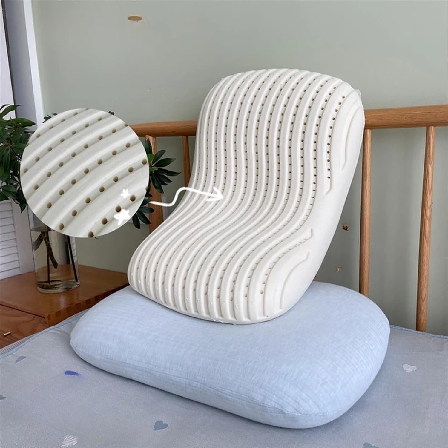 Natural Neck-Support Latex Pillow Pair - Image 2