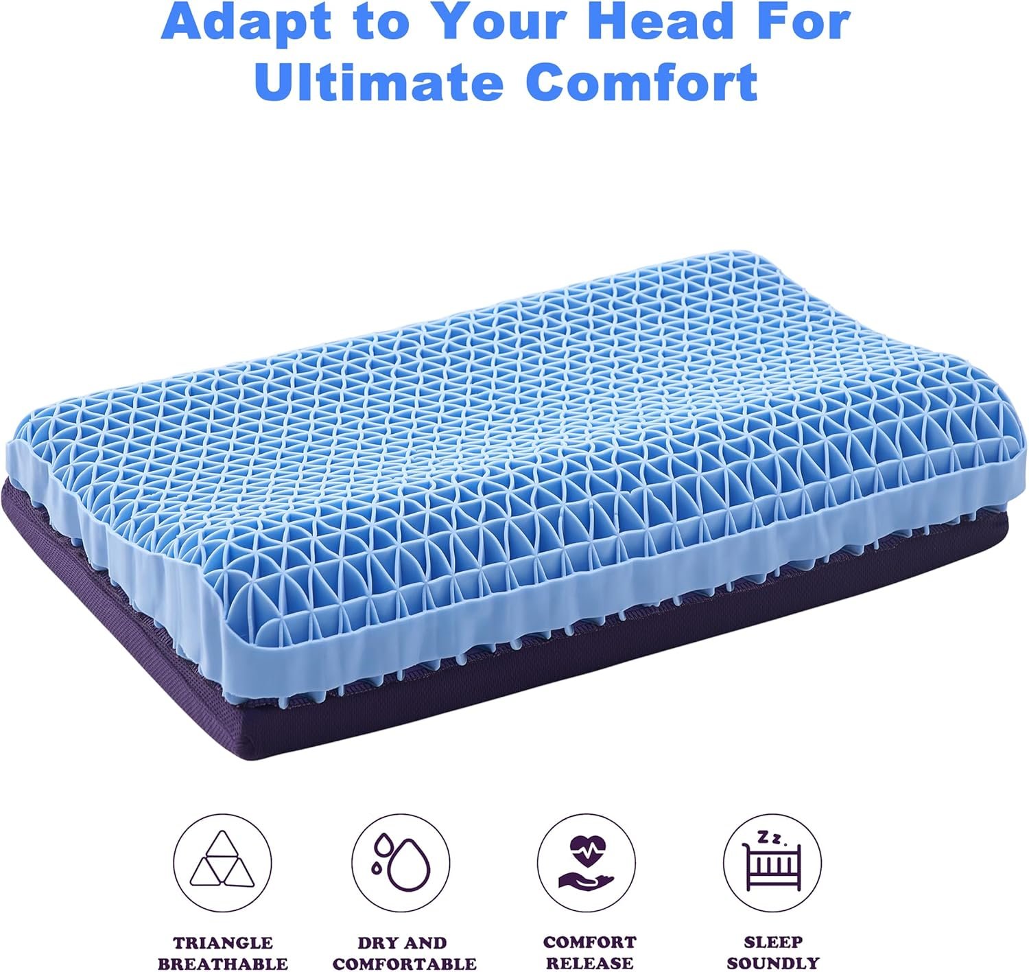 Adjustable Mesh Sleep-Aid Pillow - Image 2