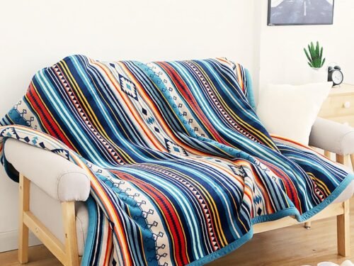 Flannel Blanket 80x60 Soft and Lightweight, Suitable for Sofa and Bed Use